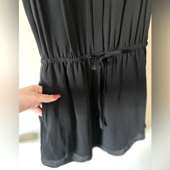 Aritzia Babaton 100% silk mini dress - black size XS - Picture 6 of 6